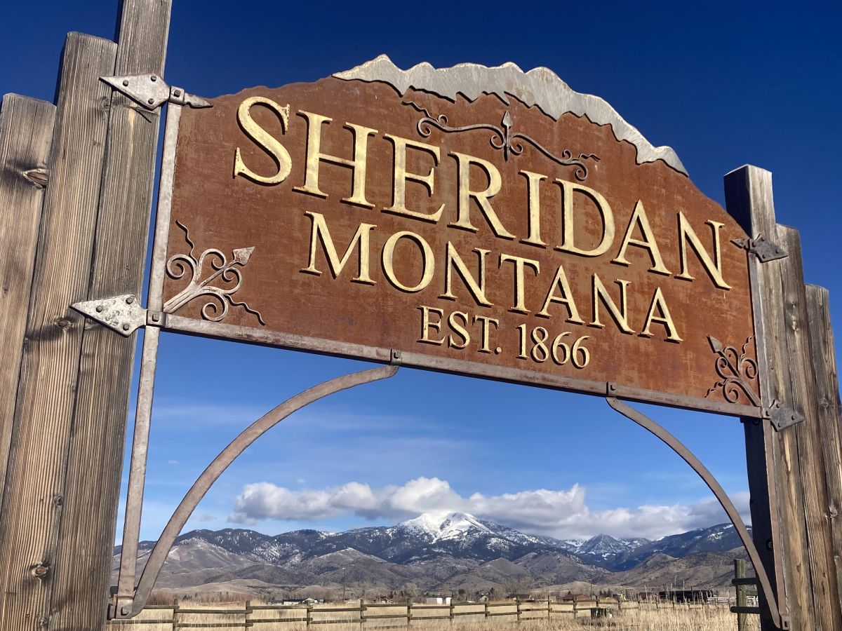 Sheridan Montana sign